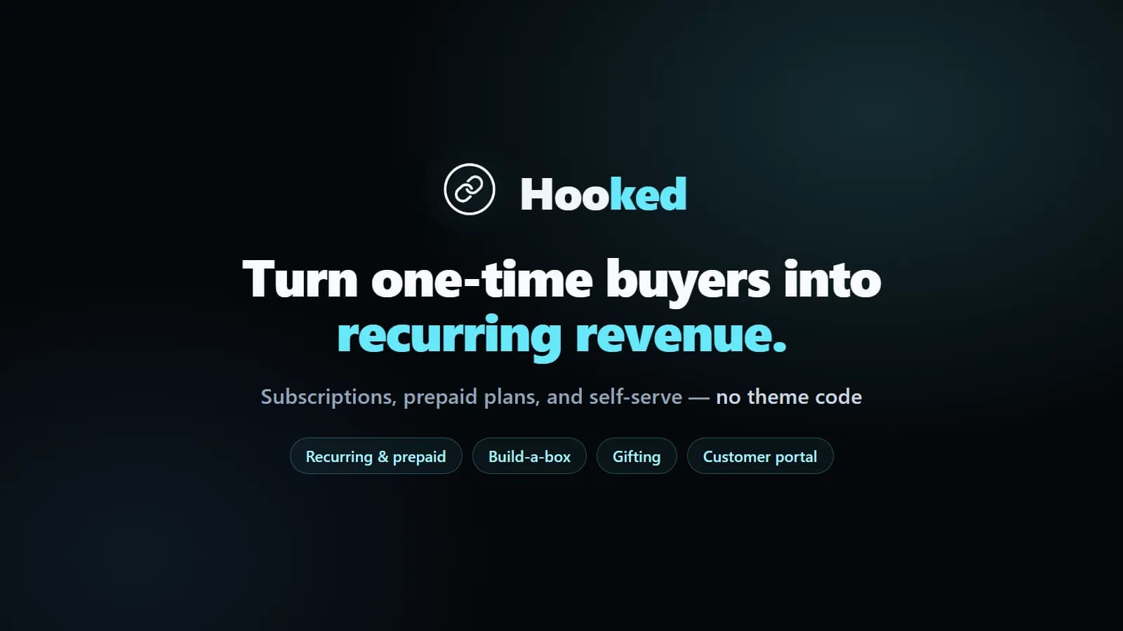 Hooked Subscriptions interface